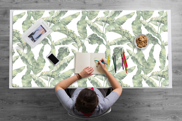 Tapis de bureau Feuilles de banane