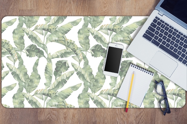Tapis de bureau Feuilles de banane