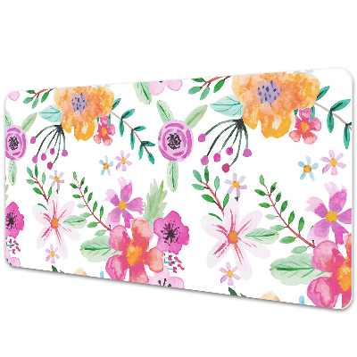 Tapis de bureau Dessin de fleurs