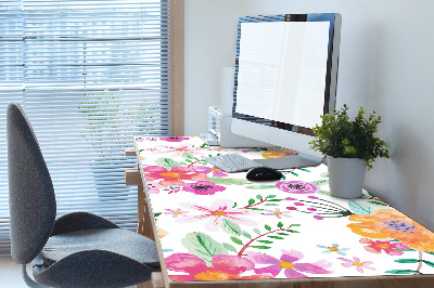 Tapis de bureau Dessin de fleurs