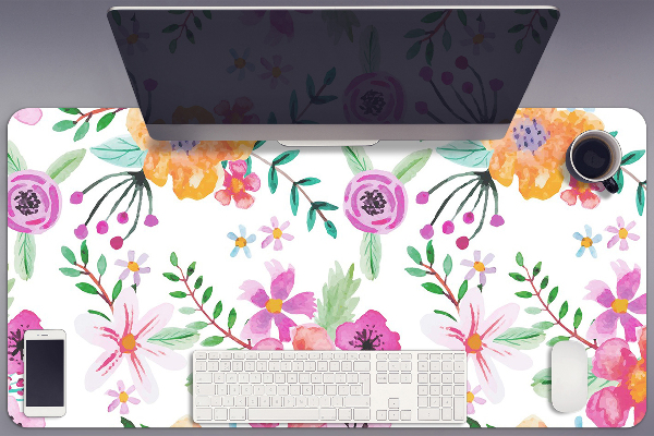 Tapis de bureau Dessin de fleurs