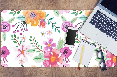 Tapis de bureau Dessin de fleurs