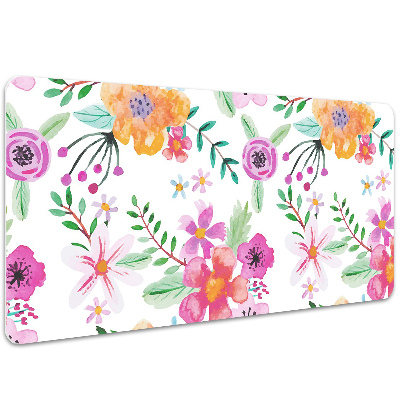 Tapis de bureau Dessin de fleurs