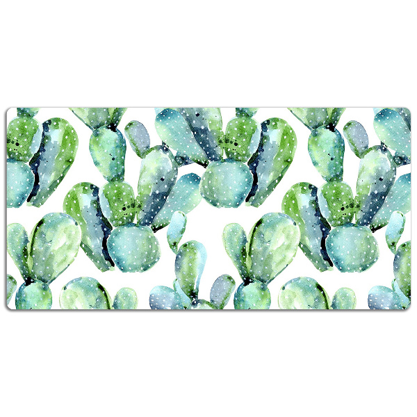 Tapis de bureau Cactus verts