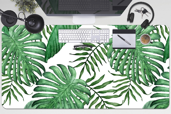 Sous main de bureau Feuilles de palmier