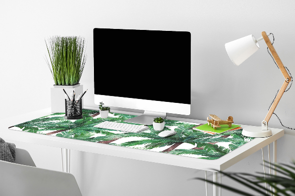 Sous-main bureau Paumes tropicales