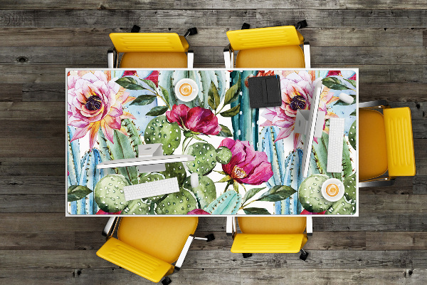 Sous-main bureau Jardin tropical
