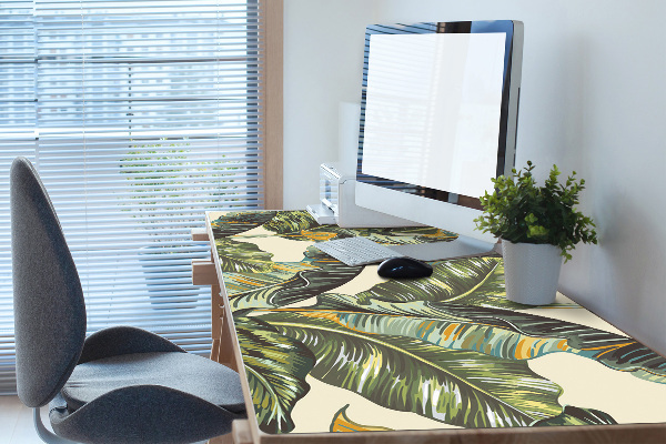 Sous-main bureau Feuilles de palmier