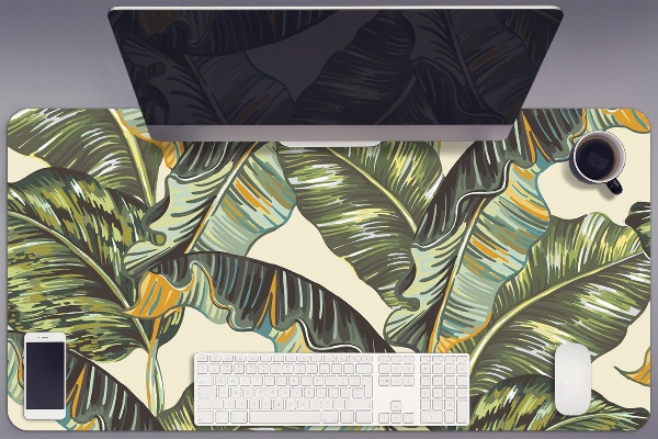 Sous-main bureau Feuilles de palmier