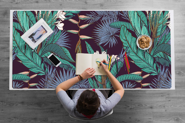 Sous-main bureau Jungle tropicale