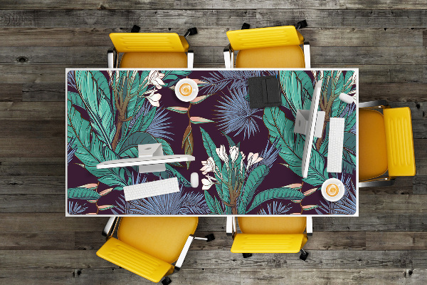 Sous-main bureau Jungle tropicale