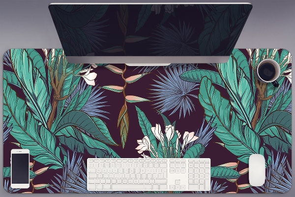 Sous-main bureau Jungle tropicale