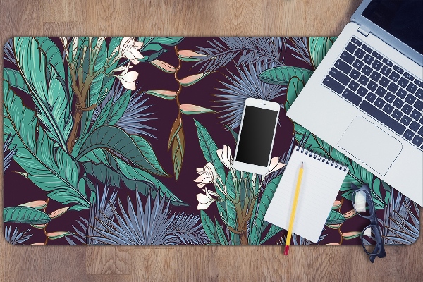 Sous-main bureau Jungle tropicale