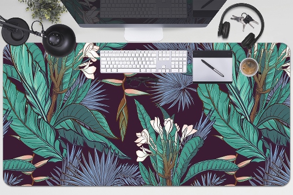 Sous-main bureau Jungle tropicale