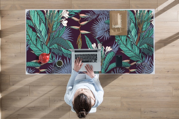 Sous-main bureau Jungle tropicale