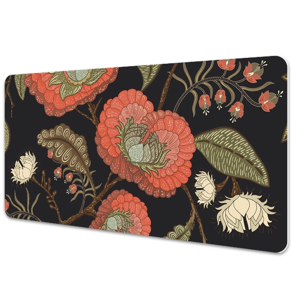 Tapis de bureau Fleurs rétro