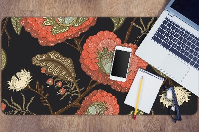 Tapis de bureau Fleurs rétro