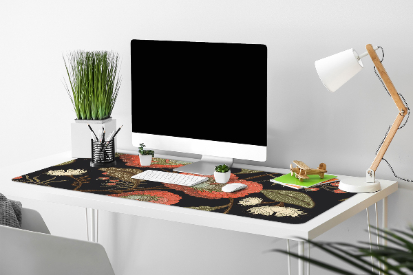 Tapis de bureau Fleurs rétro