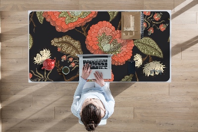 Tapis de bureau Fleurs rétro