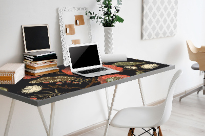 Tapis de bureau Fleurs rétro