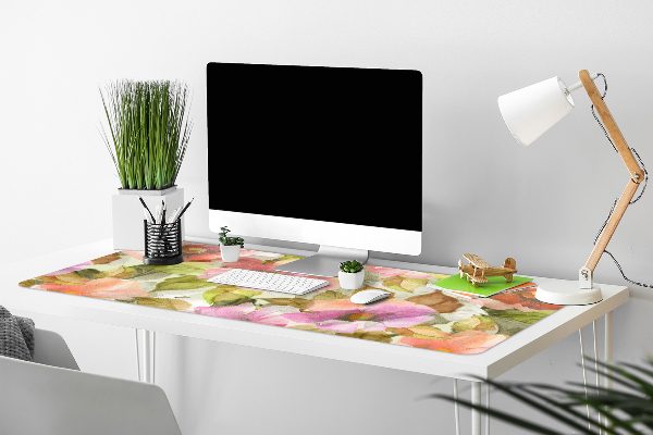 Tapis de bureau Fleurs peintes