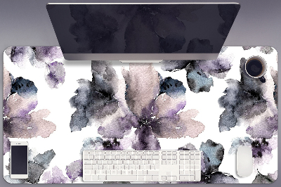 Sous main de bureau Fleurs sombres