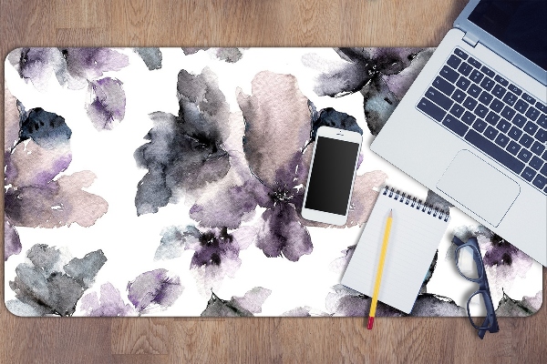 Sous main de bureau Fleurs sombres