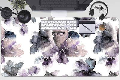 Sous main de bureau Fleurs sombres