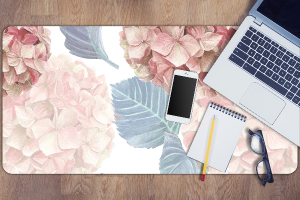 Protège bureau Lit de fleurs dessiné