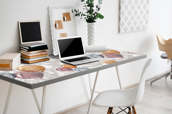 Sous main de bureau Ballons et maisons