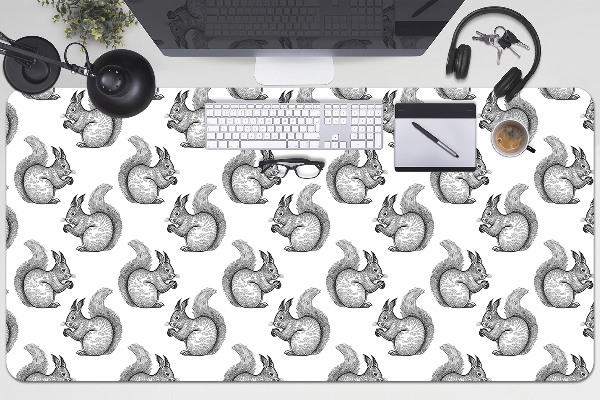 Sous-main bureau Modèle d'écureuil