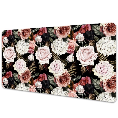 Tapis de bureau Fleurs baroques