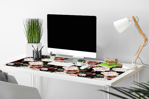 Tapis de bureau Fleurs baroques