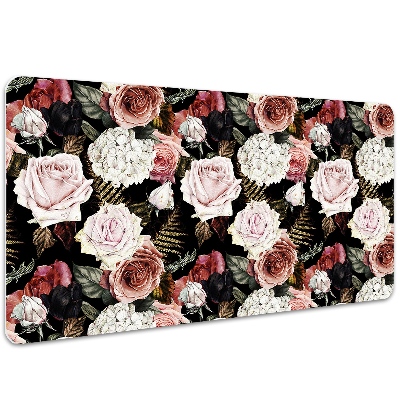 Tapis de bureau Fleurs baroques