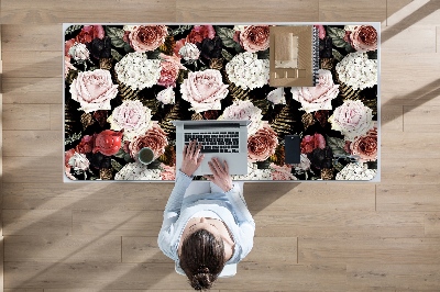 Tapis de bureau Fleurs baroques