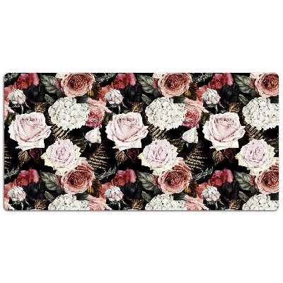 Tapis de bureau Fleurs baroques