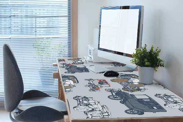 Sous-main bureau Voitures classiques