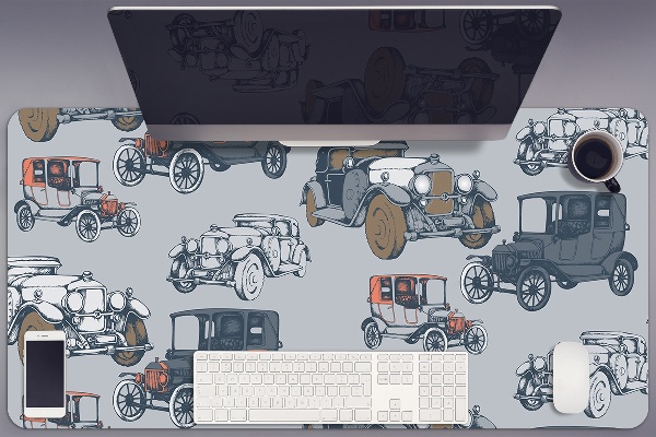 Sous-main bureau Voitures classiques