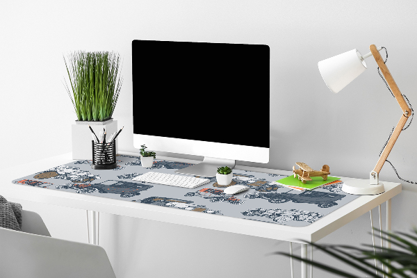 Sous-main bureau Voitures classiques