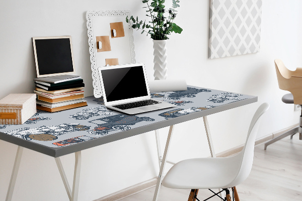 Sous-main bureau Voitures classiques