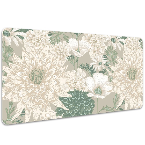 Sous-main bureau Marguerites de printemps
