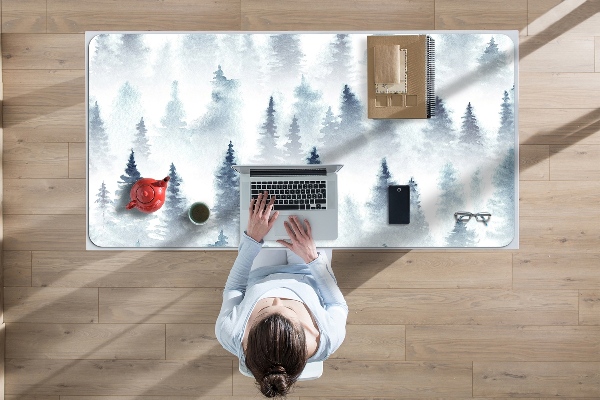 Sous main de bureau Forêt brumeuse