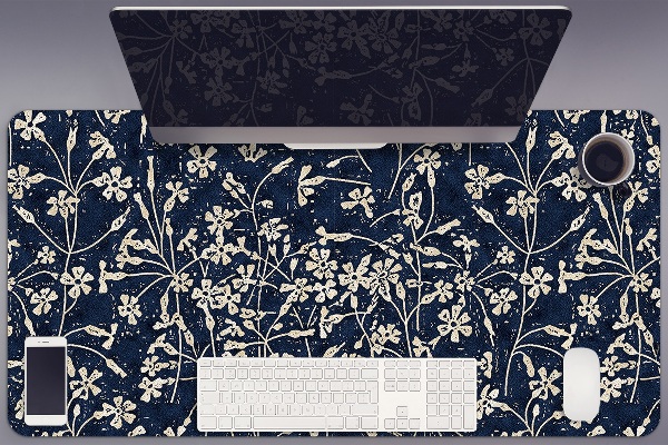Sous main de bureau Motif floral