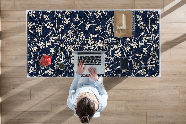 Sous main de bureau Motif floral