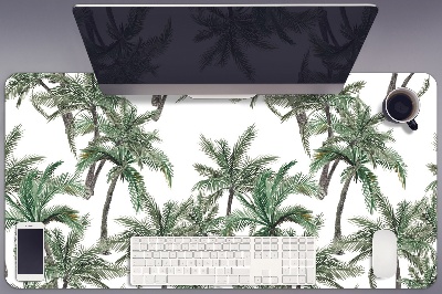 Sous-main bureau Paumes tropicales