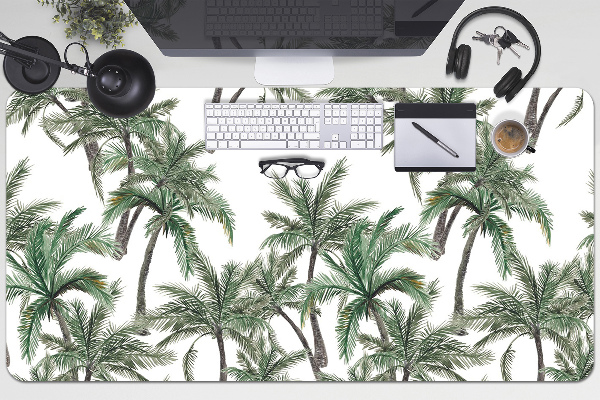 Sous-main bureau Paumes tropicales