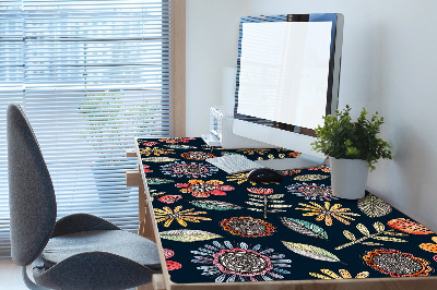 Tapis de bureau Fleurs colorées