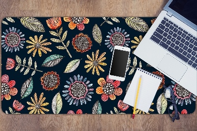 Tapis de bureau Fleurs colorées