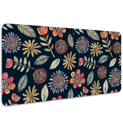 Tapis de bureau Fleurs colorées