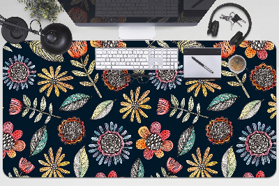 Tapis de bureau Fleurs colorées